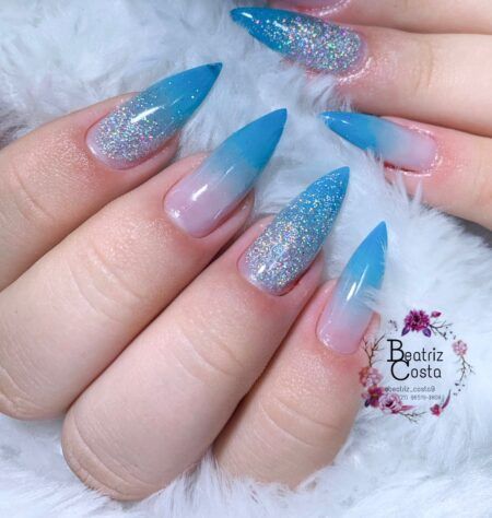 Unhas Decoradas Azul