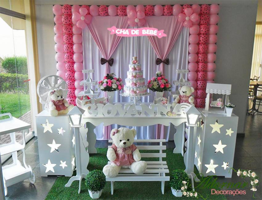 cha de bebe menina decoracao