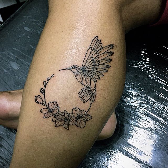 Tatuagem Beija Flor Feminina