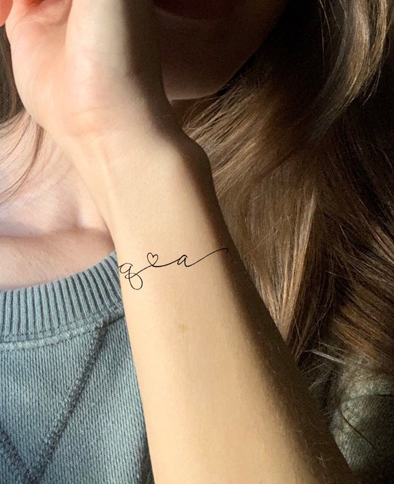 Delicate Heart Tattoo