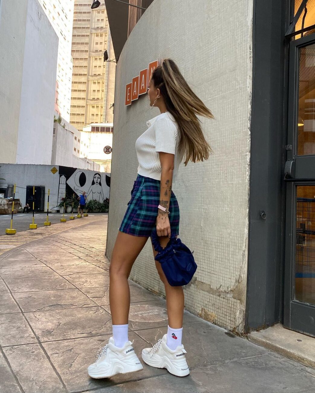 look com tenis branco feminino