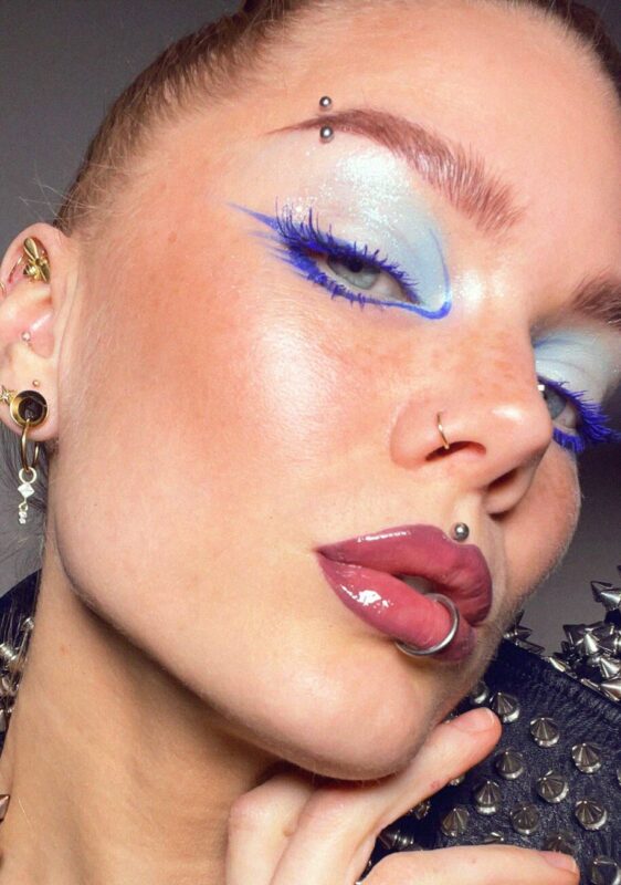 Makeup with Blue