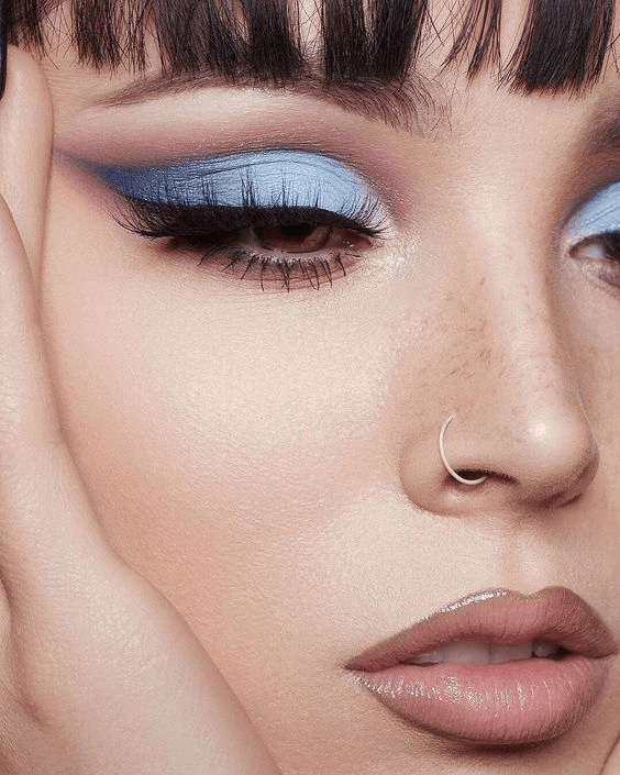 Makeup with Blue