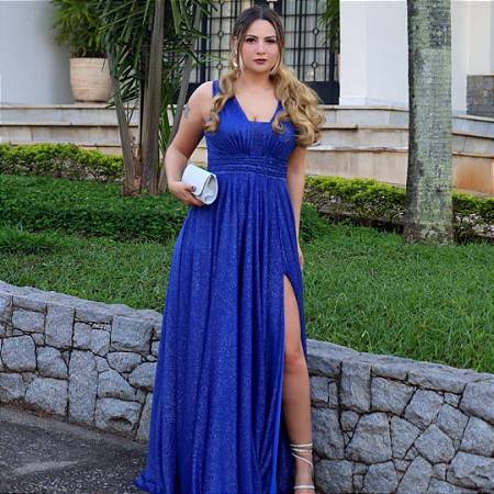 Vestido Azul Madrinha