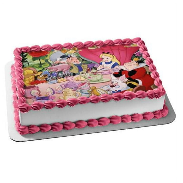 Alice in Wonderland Decorated Cake