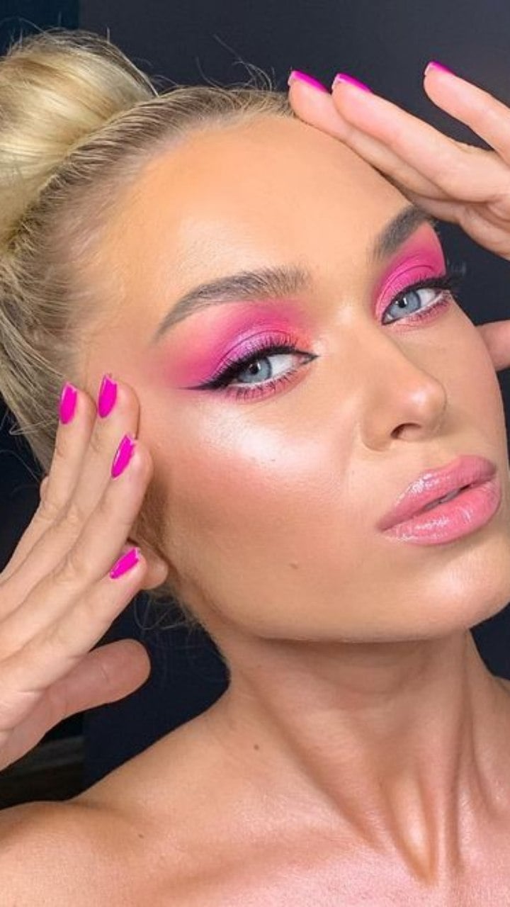 Pink Makeup Idea