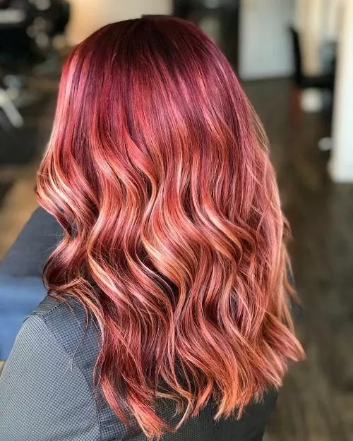 red highlights