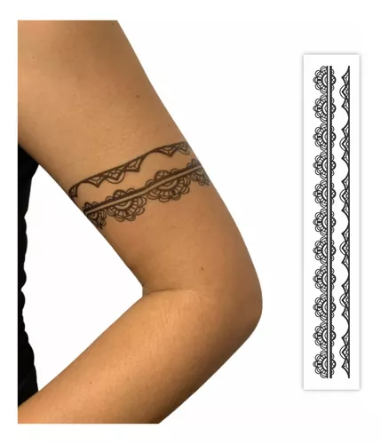 Tatuagem Bracelete Feminina