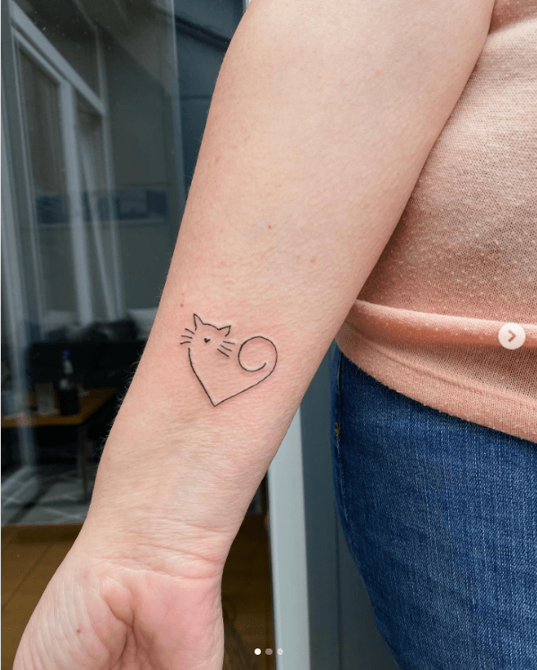 cat tattoo