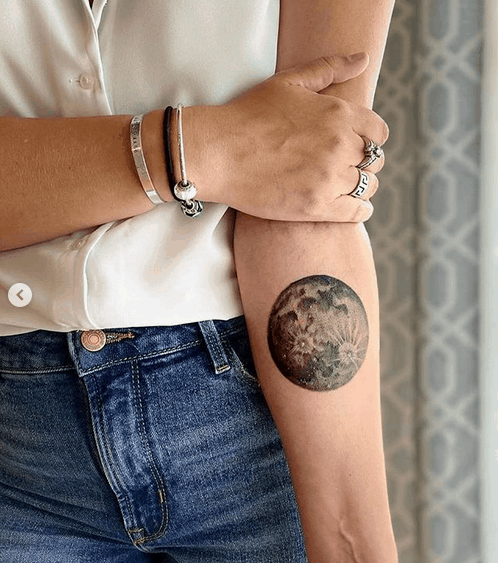 moon tattoo