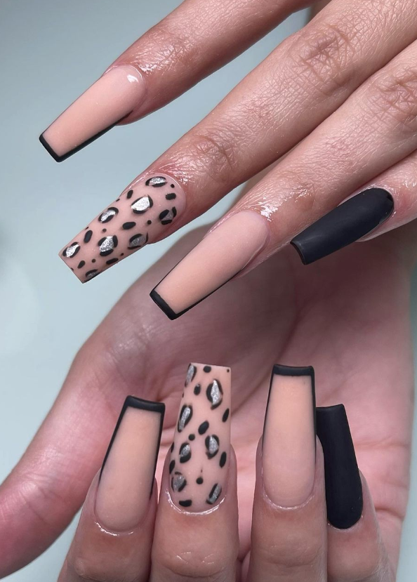 animal print nail art