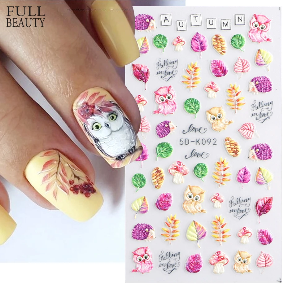 Owl Decorated Nail