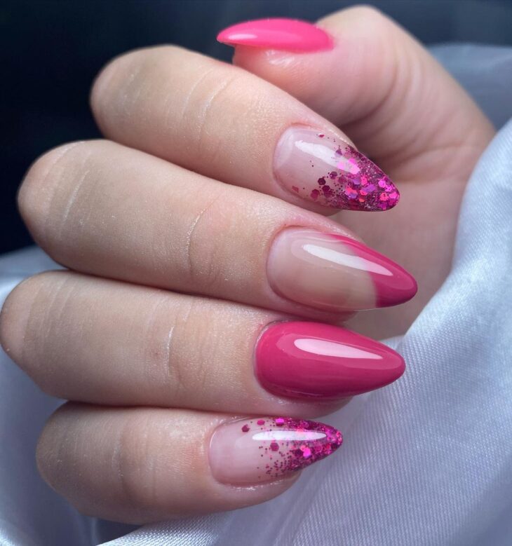 Unhas Almond Decoradas