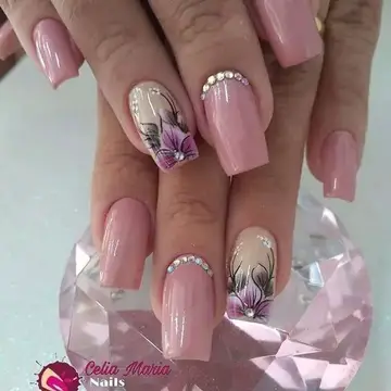 Unhas Decoradas De Flor