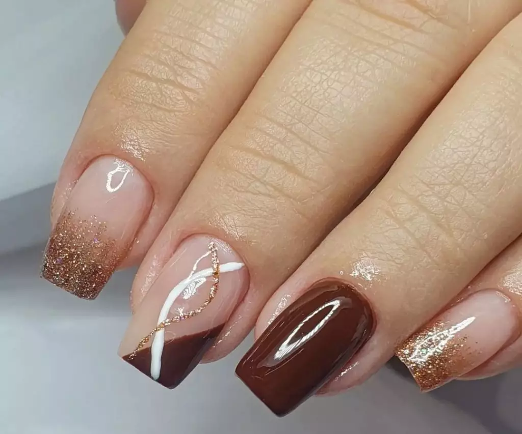 unhas-decoradas-marrom