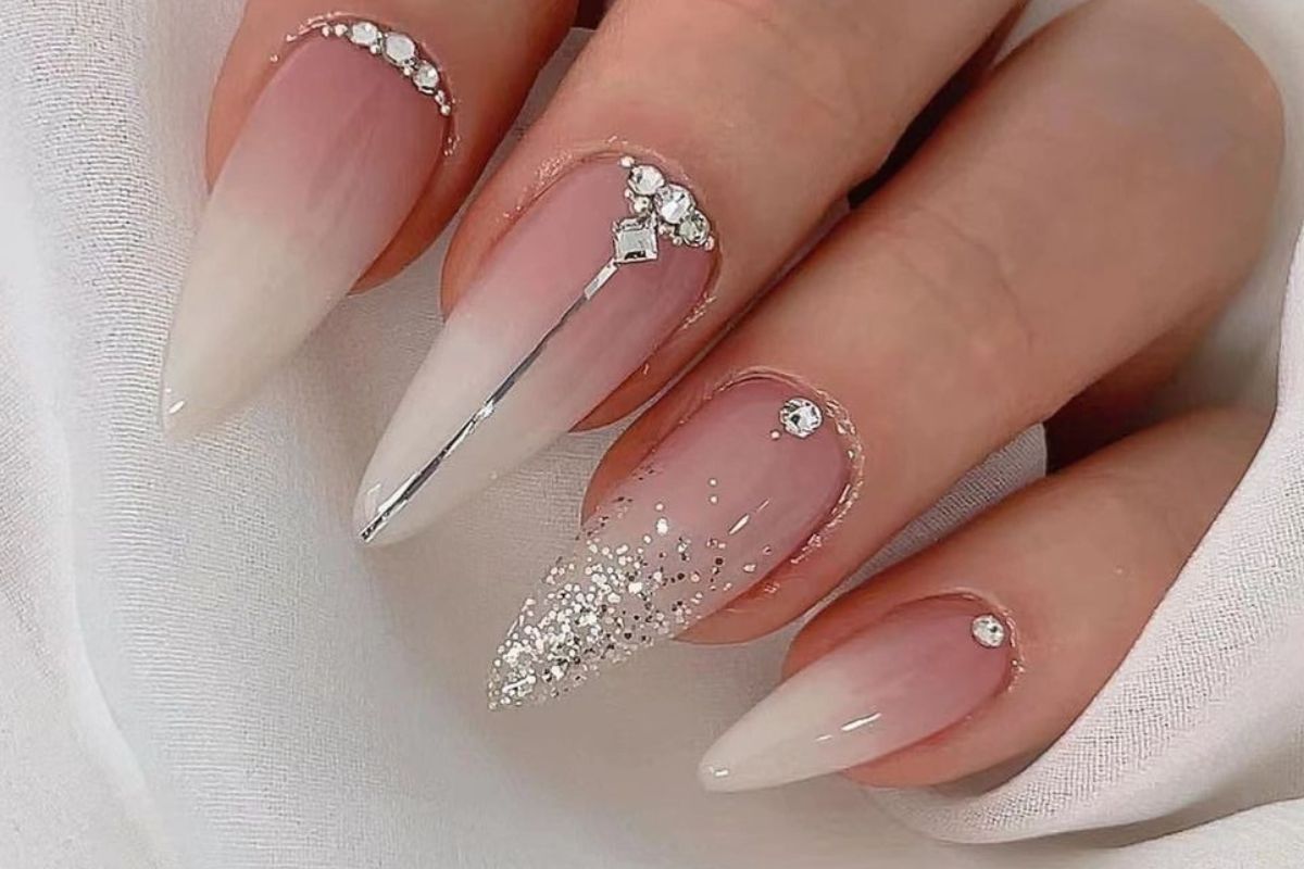 Decorated Nails for Brides