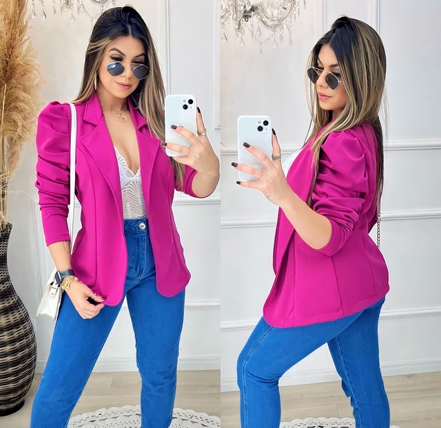 Look Com Blazer Feminino