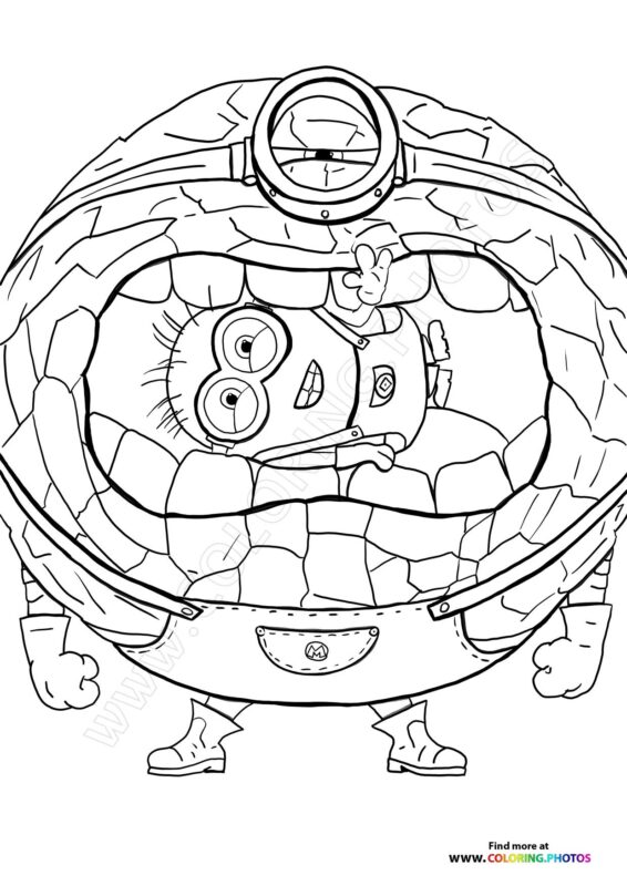 minions coloring pages