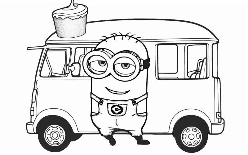 minions coloring pages