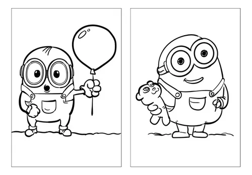 minions para colorir