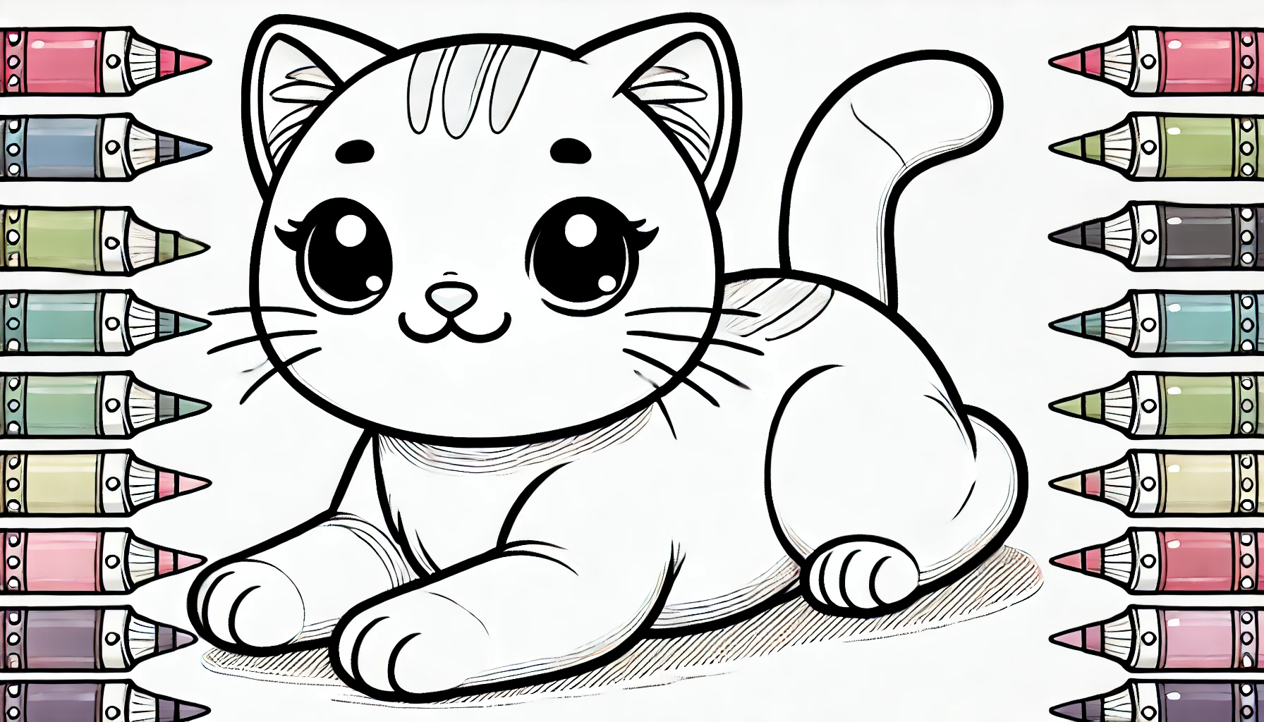 Desenho de Gato para Colorir