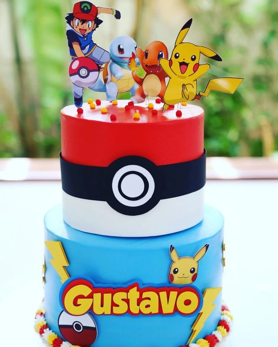 Bolo Decorado Pokemon