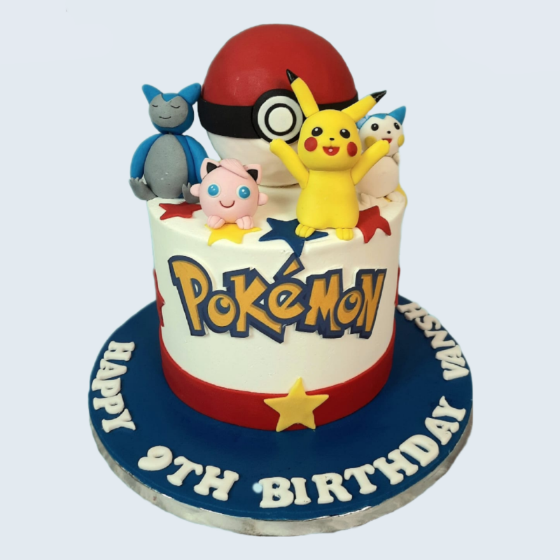 Pokemon Decorated Cake