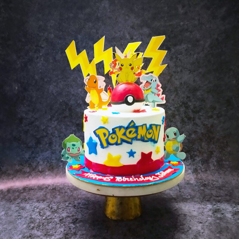 Pokemon Decorated Cake