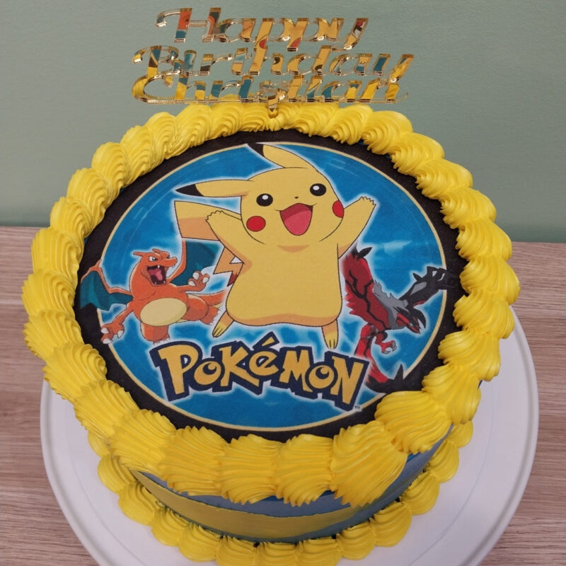 Pokemon Decorated Cake