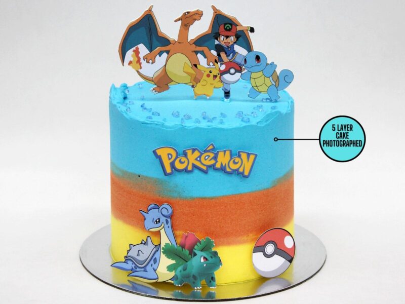 Pokemon Decorated Cake