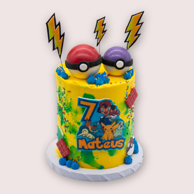 Pokemon Decorated Cake