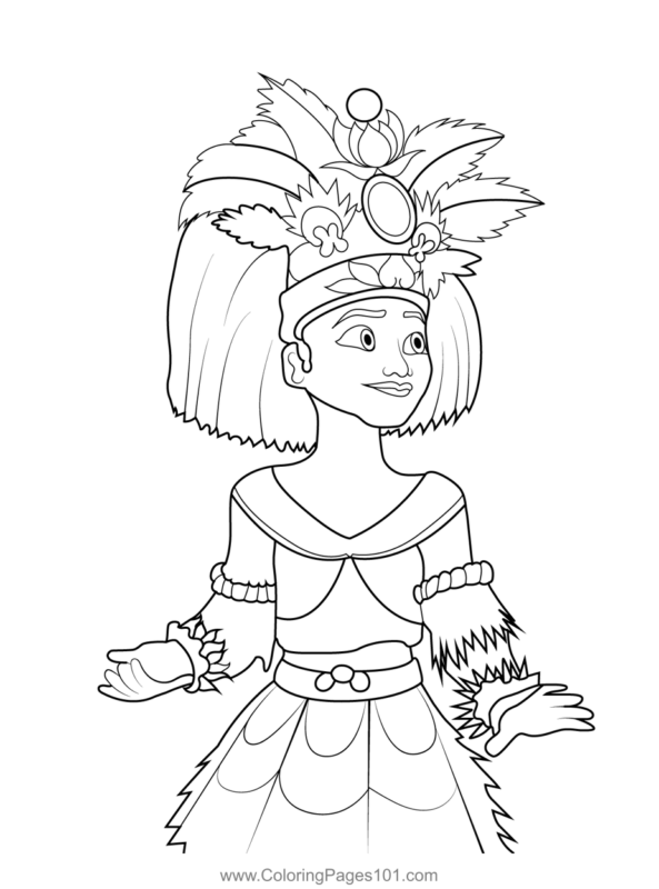 Moana Coloring Page