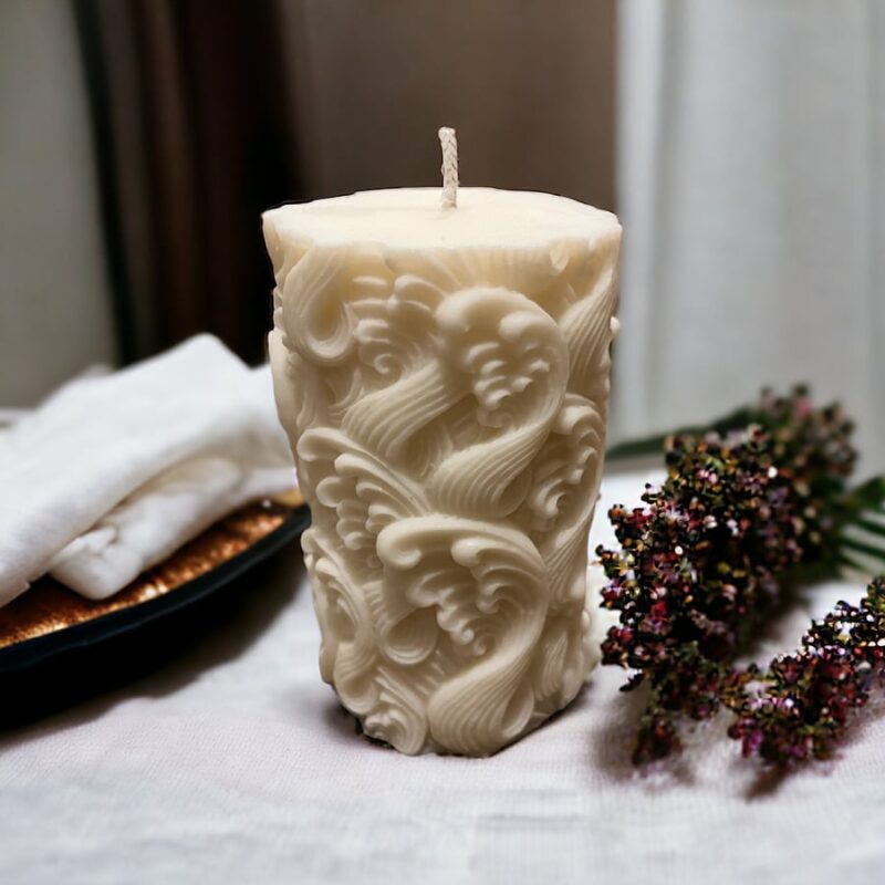 handmade decorative candle