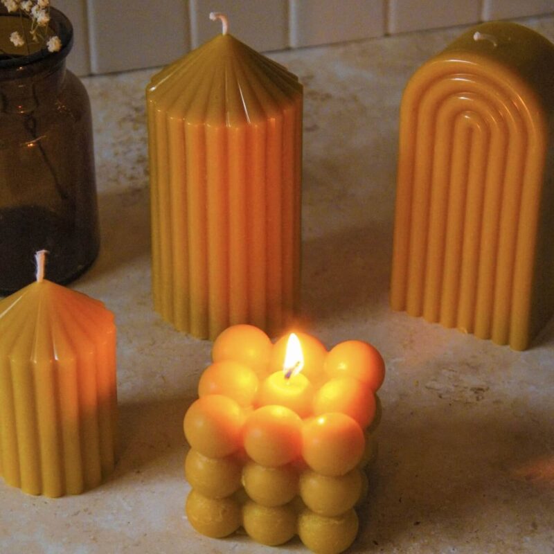 handmade decorative candle