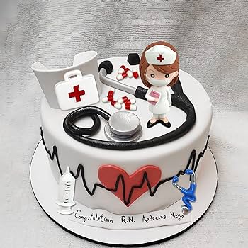 Nursing Decorated Cake