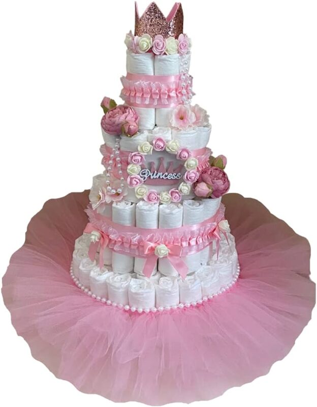 Girls' Diaper Cake