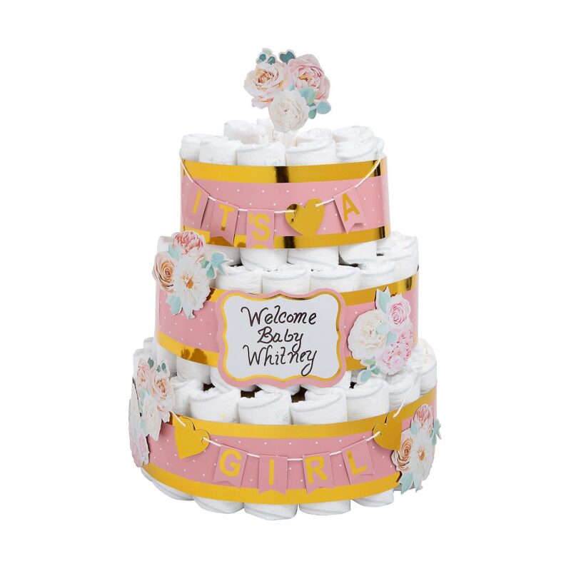 Girls' Diaper Cake