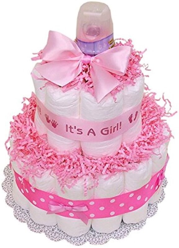 Girls' Diaper Cake