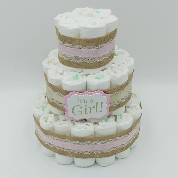 Girls' Diaper Cake