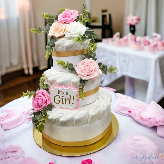 Girls' Diaper Cake