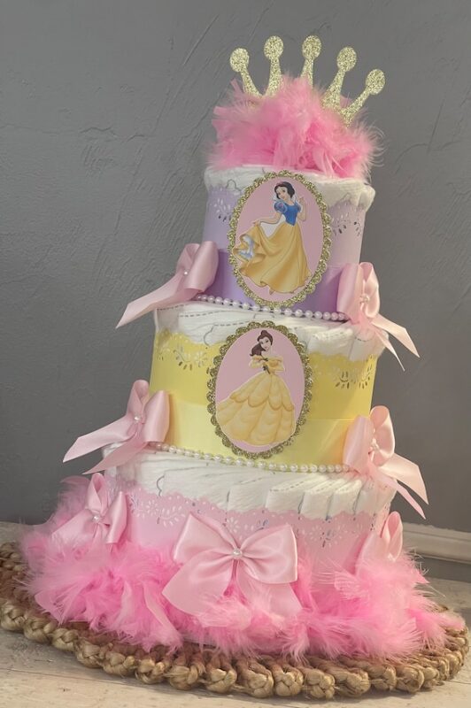 Girls' Diaper Cake