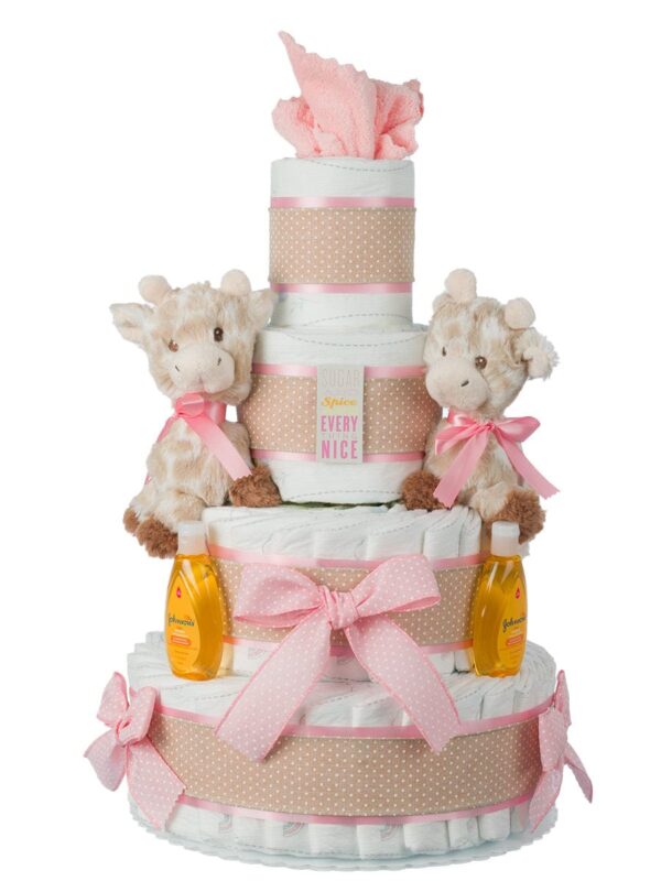 Girls' Diaper Cake