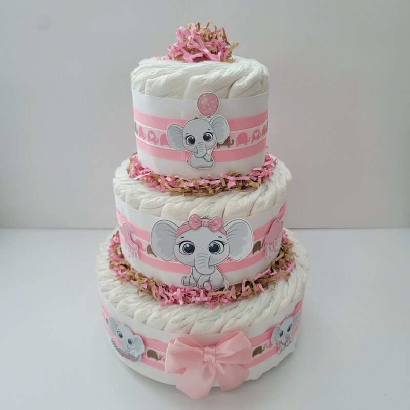 Girls' Diaper Cake