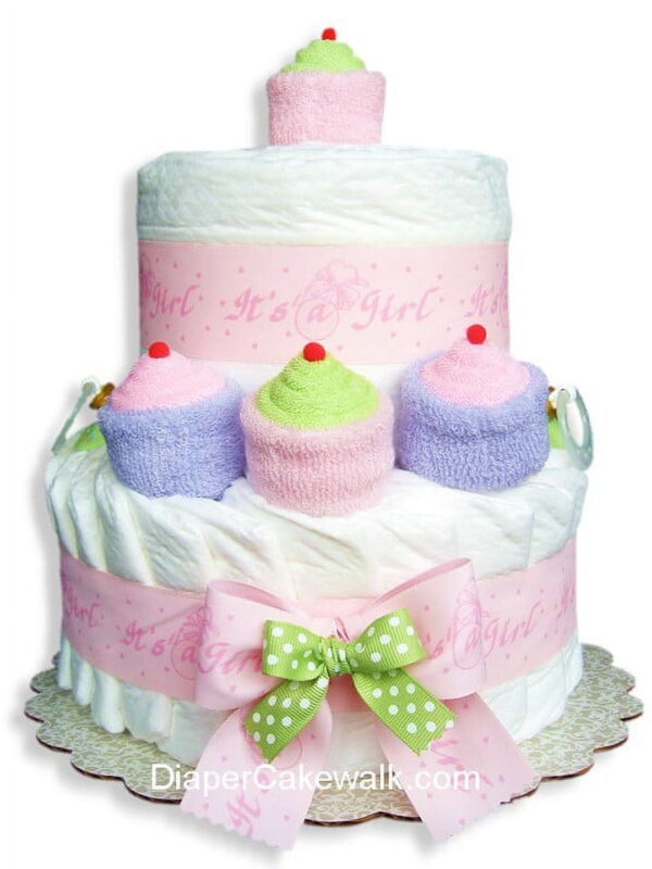 Girls' Diaper Cake