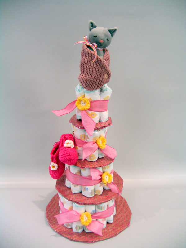 Girls' Diaper Cake