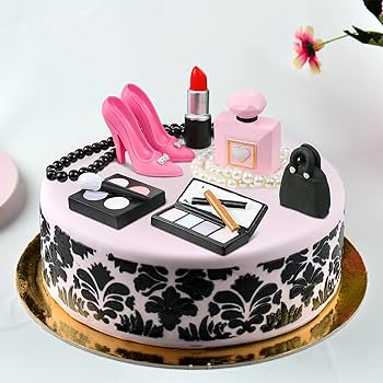 Makeup Decorated Cake