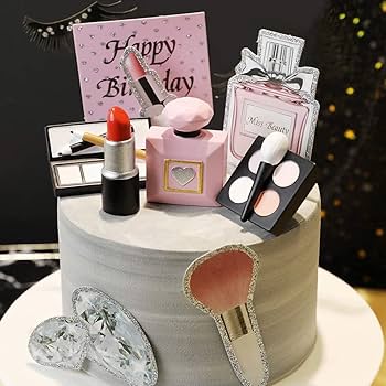 Makeup Decorated Cake