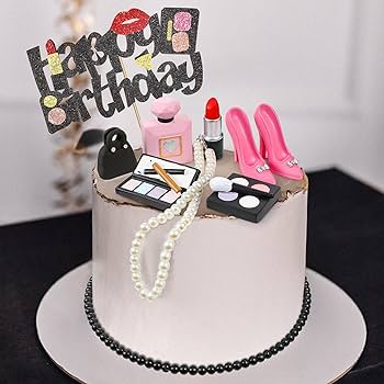 Makeup Decorated Cake