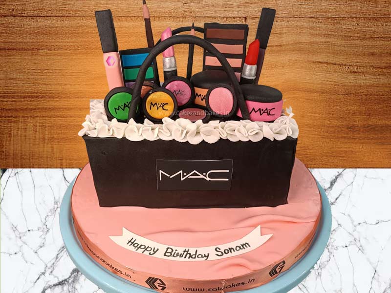 Makeup Decorated Cake