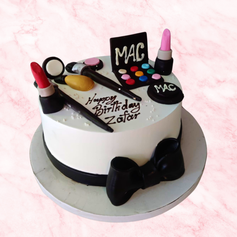 Makeup Decorated Cake